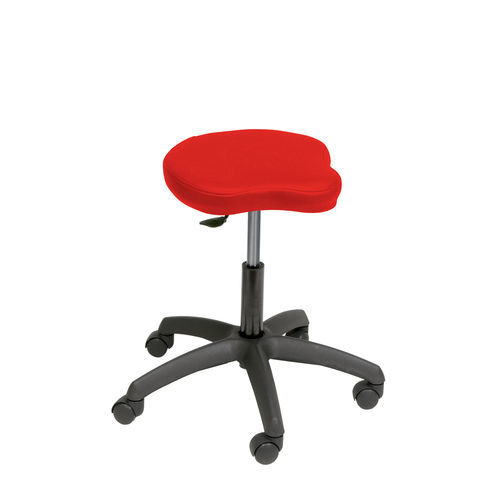 Taburete para centro sanitario - S2640 series - Ecopostural - de altura variable / neumático / con ruedas