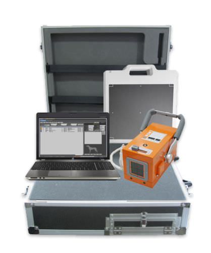 Sistema de adquisición para radiografía veterinaria - ECOVIEW 1210 - EcoRay - portátil