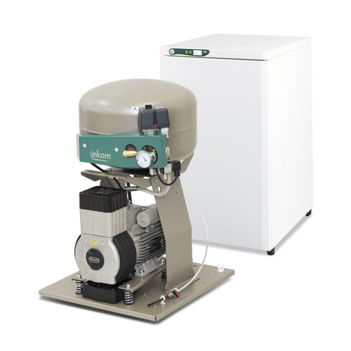Compresor para odontología - DK50 PLUS - EKOM spol - de membrana / 1 unidad / con secadores de aire