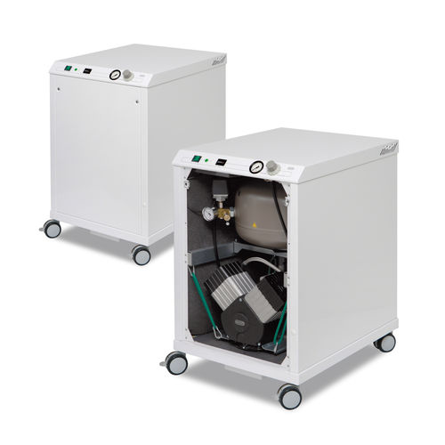 Compresor de aire de laboratorio - DK50 2V - EKOM spol - de membrana / con ruedas / sin aceite