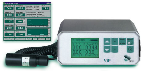 Tester para ventilador respiratorio - ViP - EKU Elektronik - de calibración / de presión / de caudal