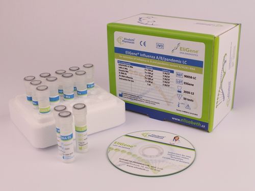 Kit de prueba de gripe - EG-90058-LC	 - Elisabeth Pharmacon spol  - de influenza A / de influenza B / de gripe A H1N1
