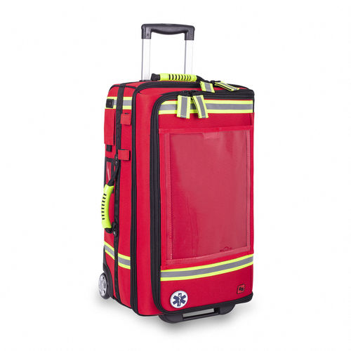 Mochila de emergencia - EB02.025 EMERAIR TROLLEY  - ELITE BAGS - para botellas de oxígeno / con carrito / con asa