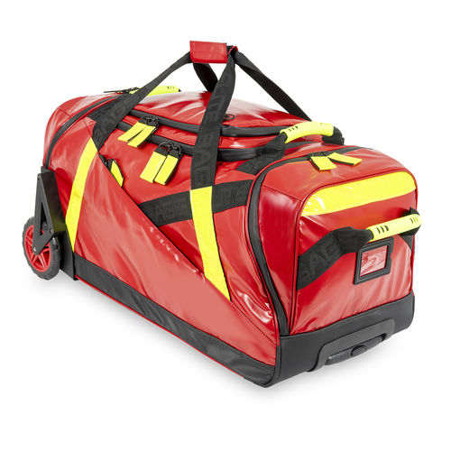 Maletín de emergencia de transporte - EB05.024 ATTACK EVO TROLLEY ROJO TARPAULIN - ELITE BAGS - para instrumental / con carrito / de gran capacidad