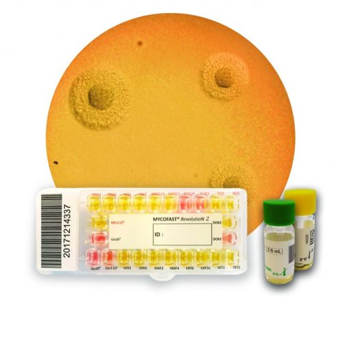 Kit de prueba de susceptibilidad antimicrobiana - MYCOFAST® RevolutioN 2 - ELITech Group  - para análisis de identificación / Mycoplasma / de Ureaplasma urealyticum