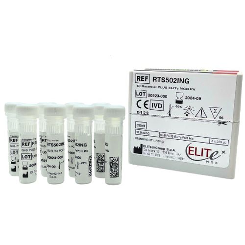 Kit de prueba de enfermedades gastrointestinales - GI Bacterial PLUS ELITe MGB&reg; - ELITech Group  - para bacterias / Clostridium difficile / de Campylobacter jejuni