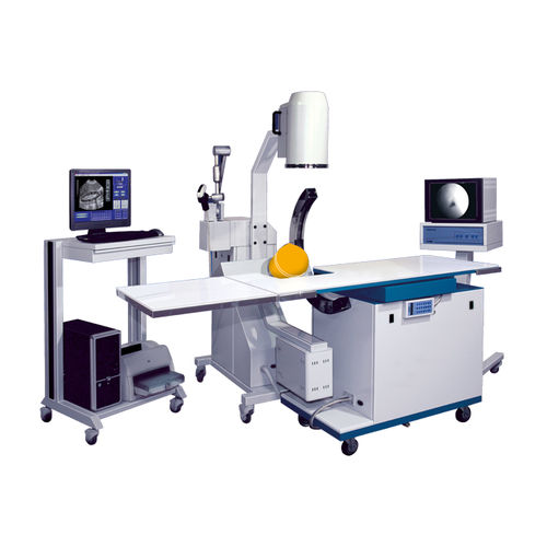 Litotriptor extracorpóreo - COMPLIT™ - ELMED Medical Systems - en carro / con mesa de litotricia / con amplificador de brillo