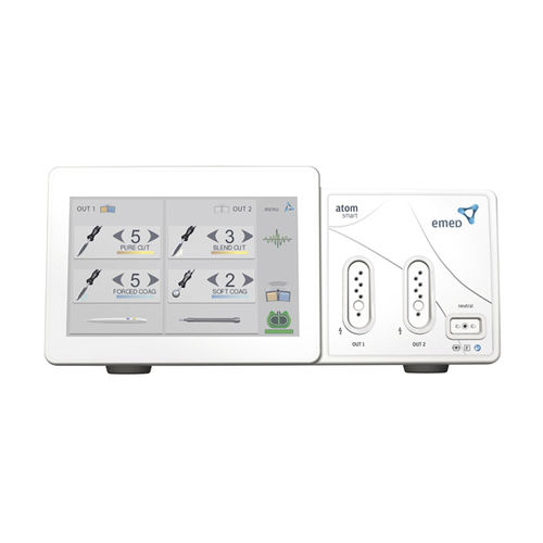 Bisturí eléctrico coagulación bipolar - atom smart - EMED - de corte / de altas frecuencias / con pantalla táctil