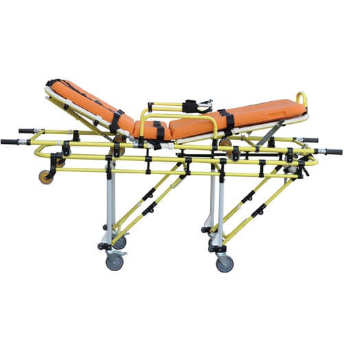 Carro camilla de transferencia - ES-100 - EMS Mobil Sistemler - manual / con respaldo regulable / plegable