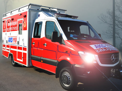 Ambulancia de salvamento - EMS Mobil Sistemler - con cuerpo modular independiente / tipo B / diésel