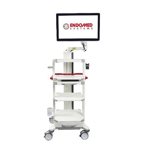 Carro para aparato - SYMBIO - EndoMed Systems - para endoscopio / móvil