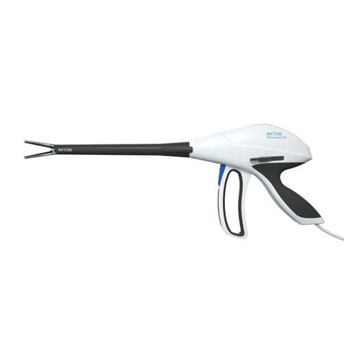 Pinza quirúrgica - BiClamp® knife 220 - Erbe Elektromedizin - de sellado / electroquirúrgica / curva