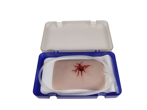 Simulador de gestión de heridas - NW160 - Erler-Zimmer - para cuidados de urgencias / de plástico / de silicona