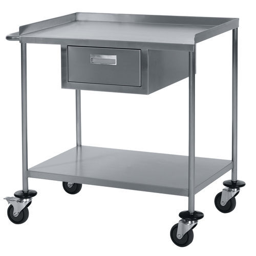 Carro médico - ER-127 series - ERYIGIT Medical Devices  - para instrumental / de limpieza / de acero inoxidable