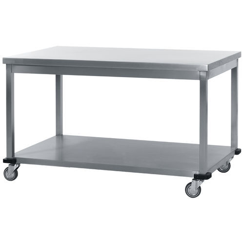 Mesa de trabajo - ER-11 series - ERYIGIT Medical Devices  - de acondicionamiento de instrumental médico / rectangular / con ruedas