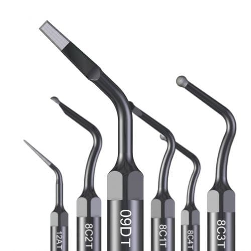 Punta ultrasónica piezoeléctrica - ES0 series - ESACROM   - para restauración dental / adiamantada / kit de puntas