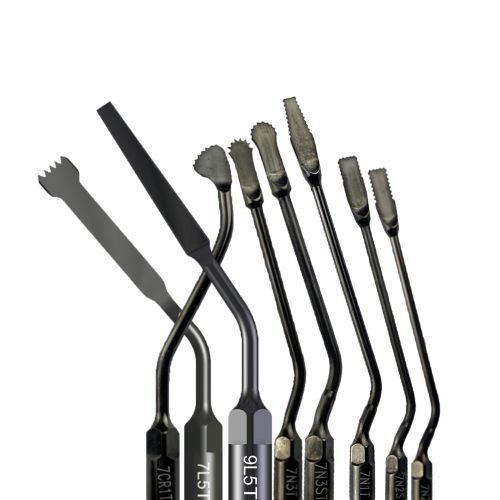 Punta ultrasónica piezoeléctrica - ES007L5T - ESACROM   - para cirugía dental / kit de puntas