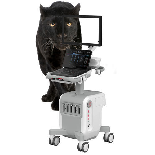 Ecógrafo veterinario con soporte - MyLab™Panther - Esaote - multifuncional / para animales pequeños / para animales grandes