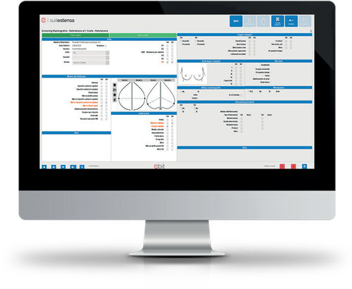 Software de gestión de datos - Suitestensa MG - Esaote - de visualización / para mamografía