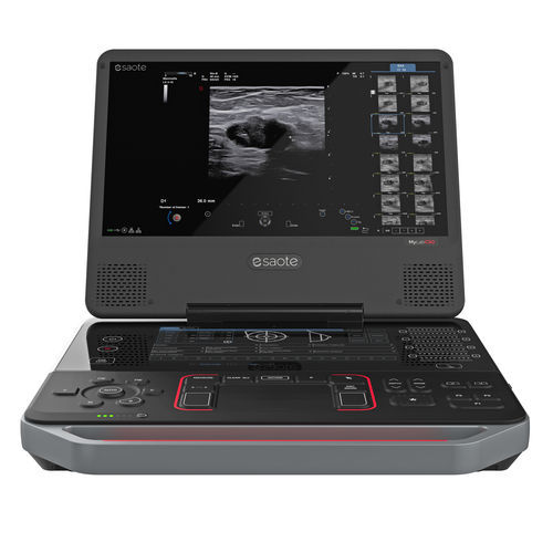 Ecógrafo portátil - MyLab™C30 - Esaote - para ecografía polivalente / blanco y negro / pantalla táctil