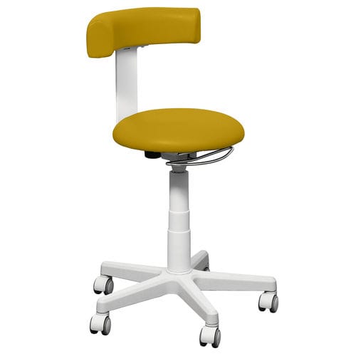 Taburete para consulta médica - SPD - Euroclinic MediCare Solutions - de altura variable / con ruedas / con respaldo