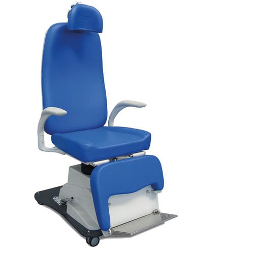 Sillón de reconocimiento de ORL - OtoP/i  - Euroclinic MediCare Solutions - hidráulico / de altura variable / con reposapiernas