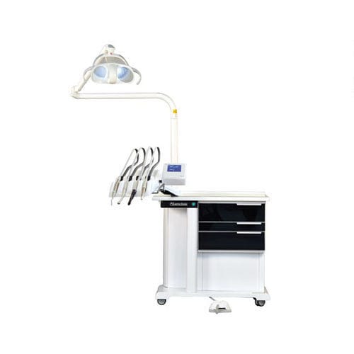 Estación de trabajo podológica - Steel TS-X - Euroclinic MediCare Solutions - con estantes / con luz / compacta