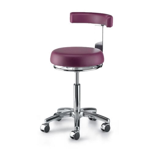 Taburete para odontología - Onyx - Euronda - de altura variable / con ruedas / con forma de T