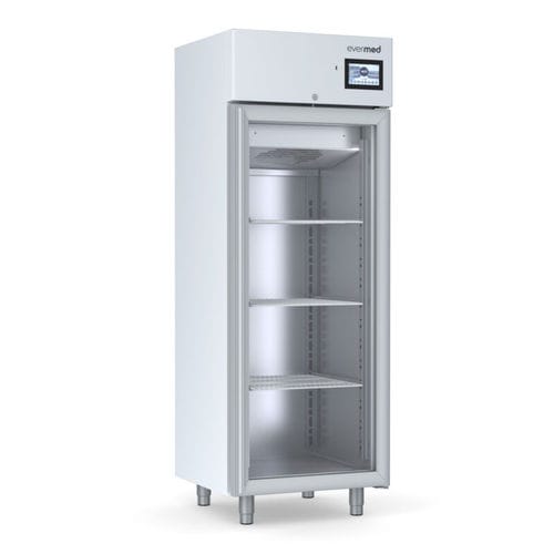 Refrigerador de farmacia - MPR 530 - EVERmed  - de tipo armario / con 1 puerta / con puerta de cristal