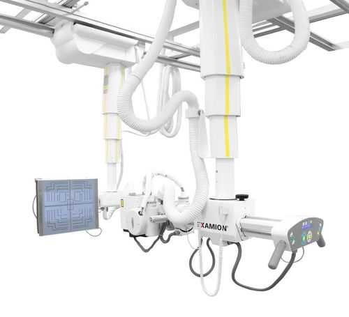 Sistema de radiografía veterinaria digital - X-DRS Ceiling VET - Examion - de techo
