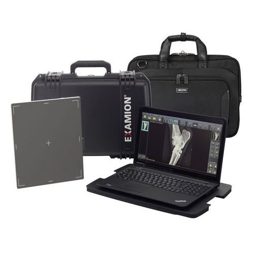 Sistema de adquisición para radiografía veterinaria - X-DR Portable Case M WiFi - Examion - portátil