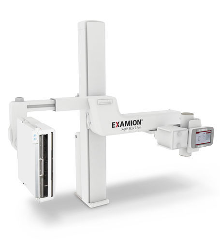 Sistema de radiografía digital - X-DRS Z-Arm - Examion - para radiografía polivalente / sin mesa / con brazo portatubos pivotante
