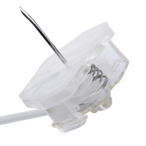 Aguja de inyección intravenosa - ONCO-GRIP® SAFE - F.B. Medical - de Huber / de seguridad