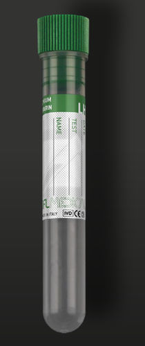 Tubo de extracción para el análisis del plasma - 323 series - F.L. Medical - cilíndrico / de sangre / de polipropileno