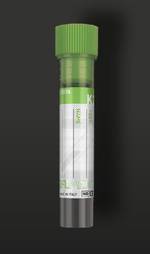 Tubo de extracción de laboratorio - 22057 - F.L. Medical - de fondo plano / de sangre / de polipropileno