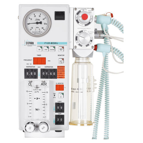Ventilador de emergencia - F120 - Fritz Stephan - de transporte / neonatal / CPAP
