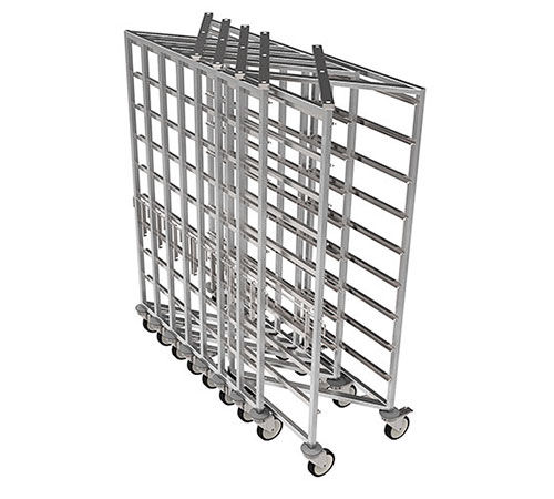 Carro para recipientes de esterilización - Famos - para transporte / de acero inoxidable / móvil