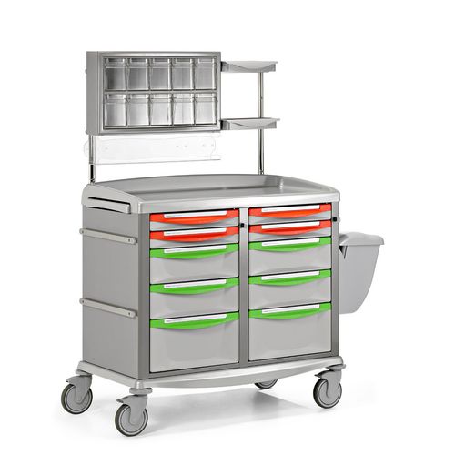 Carro médico - 90 - Favero Health Projects - de uso general / para transporte / con cajón