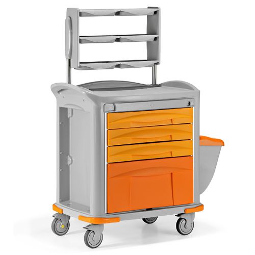 Carro médico - Favero Health Projects - de medicamentos / para instrumental / para cuidados