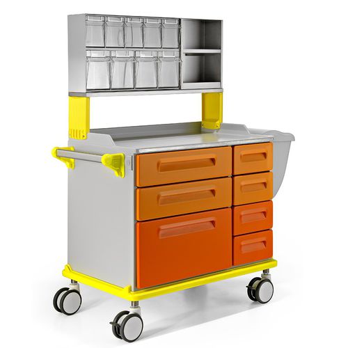 Carro médico - Favero Health Projects - de medicamentos / para dispositivos médicos / para cuidados