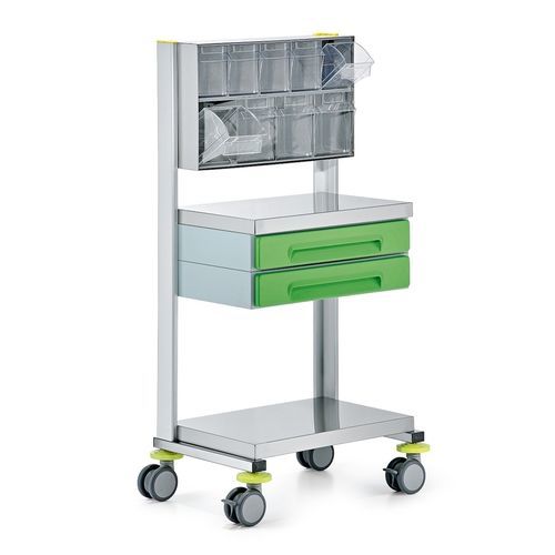 Carro médico - 9CL1218 - Favero Health Projects - para aparato / de servicio / de acero inoxidable