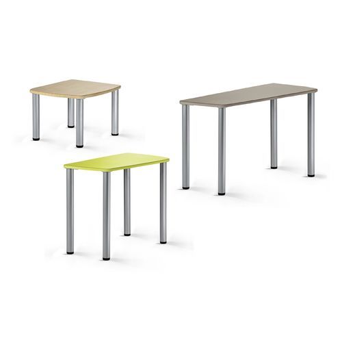 Mesa para sala de espera - SPACE - Favero Health Projects - rectangular / cuadrada / fija