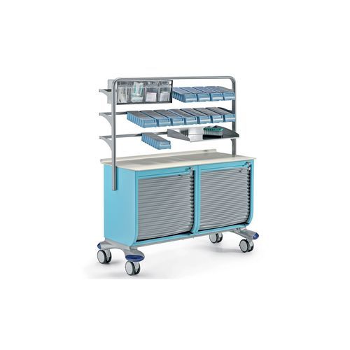 Estantería para productos farmacéuticos móvil - Favero Health Projects - modular