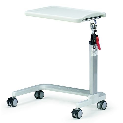 Mesa de cama de altura regulable - ASSIST - Favero Health Projects - con ruedas
