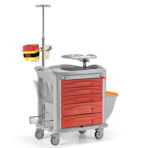 Carro médico - Favero Health Projects - de emergencia / para instrumental / para dispositivos médicos