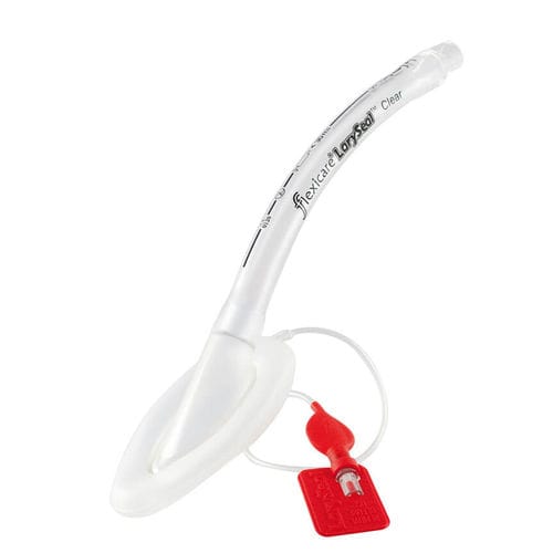 Máscara laríngea de PVC - LarySeal™ Clear - Flexicare Medical  - de un solo uso