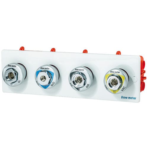Toma DIN - Flow-Meter - para sistemas de distribución de gases médicos / de gases médicos
