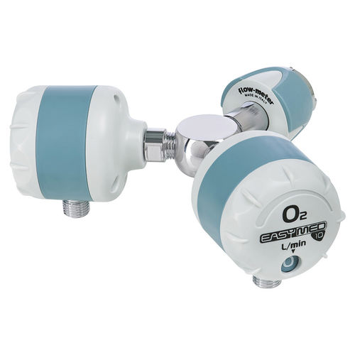 Flujómetro doble - EASYMED® twin - Flow-Meter - de oxígeno / de aire / para hospitales