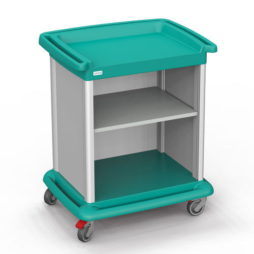 Carro para bolsas para ropa limpia - ESSENTIAL 8 - Francehopital - médico / de transporte / con estante