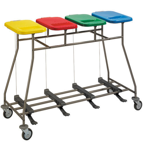 Carro para bolsas para ropa sucia - Iseo 40 - Francehopital - de hospital / de transporte / 4 bolsas